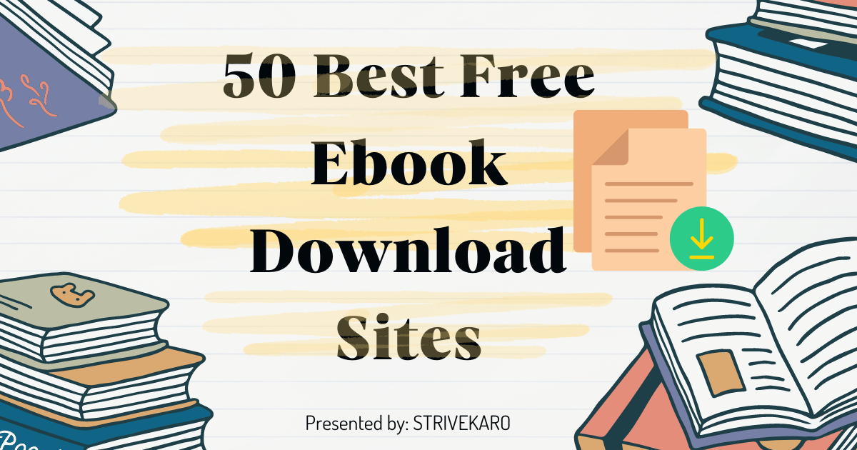 50 Best Free Ebook Download Sites ook