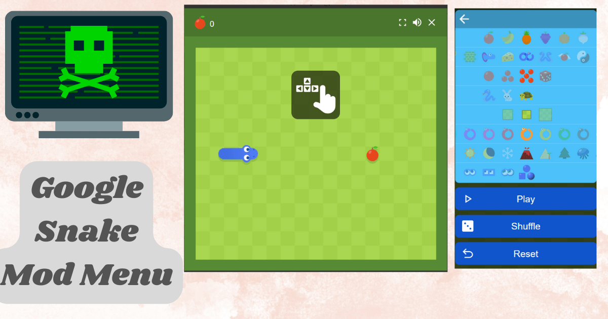 Google snake mod menu - GitHub mod (unlock the Google Snake Mods)