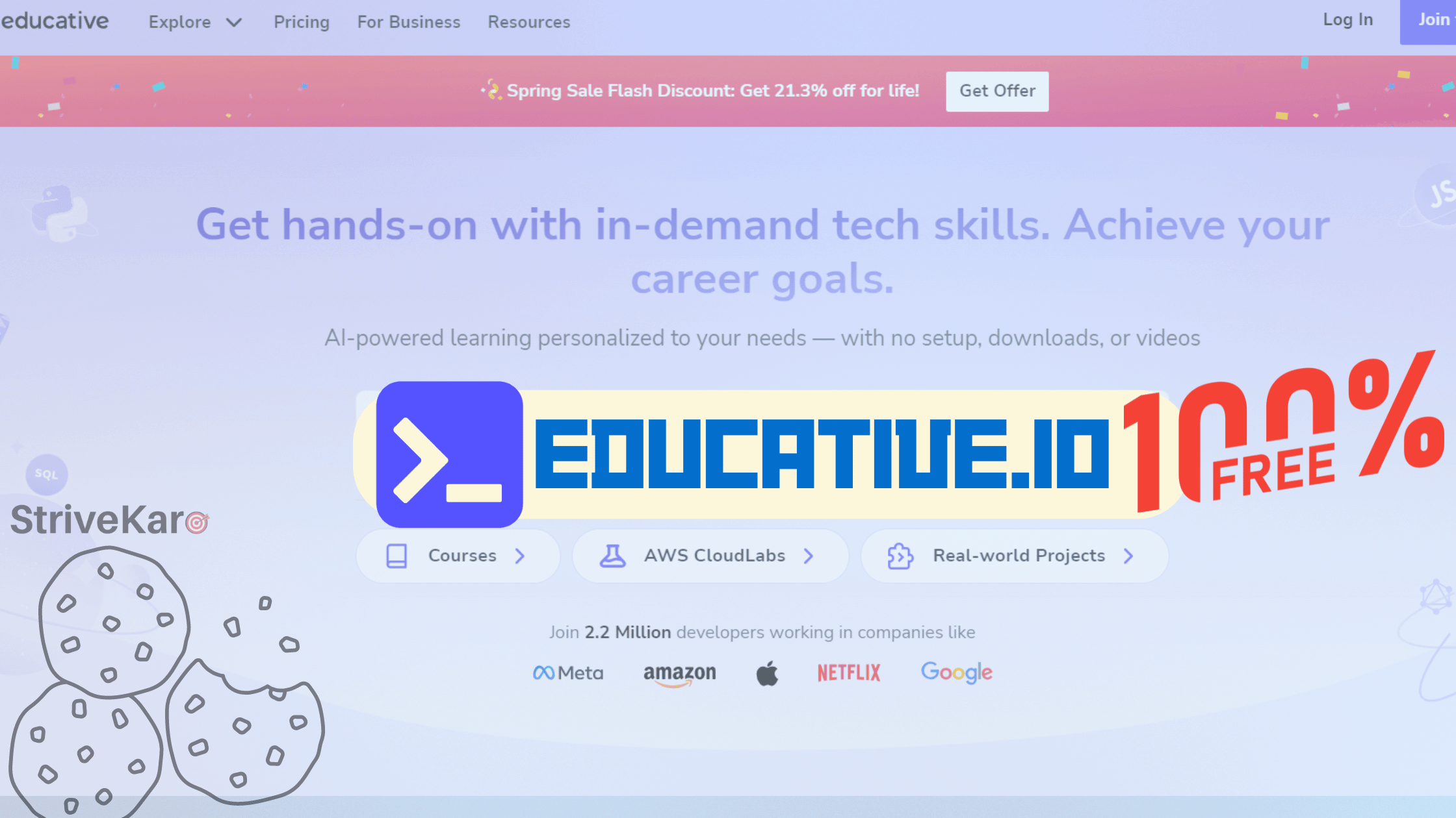 How to get educative io premium account for free? Educative.io courses for free