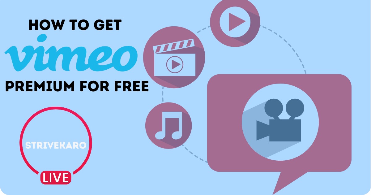 How to get Vimeo premium /pro for free? - Vimeo free premium accounts